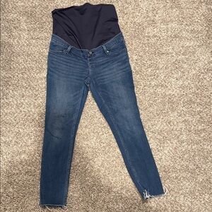 Abercrombie & Fitch Dark Blue Maternity Jeggings
